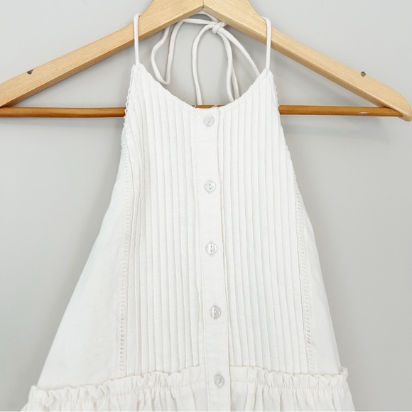 Free People Desert Days mini halter dress white NWT - Picture 6 of 16